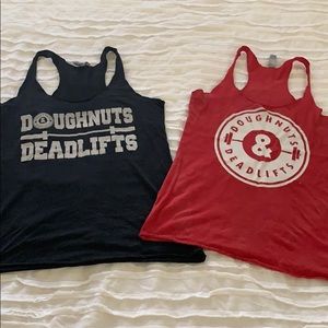 Doughnuts & Deadlifts Racerback Tanks